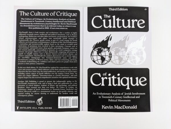 The Culture of Critique by Dr. Kevin MacDonald, 3rd Edition - Image 12